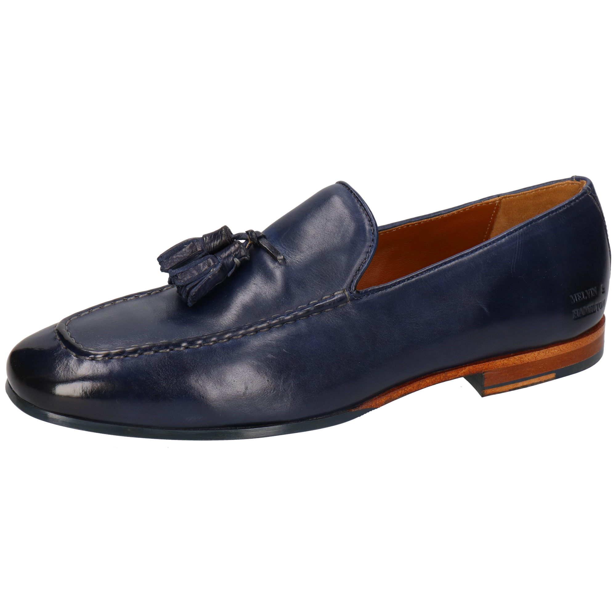 Mocasines Monkstrap Para Hombre Melvin & Hamilton Lewis 16 - Cuero Genuino, Hechos A Mano, Estilo Clásico Y Elegante