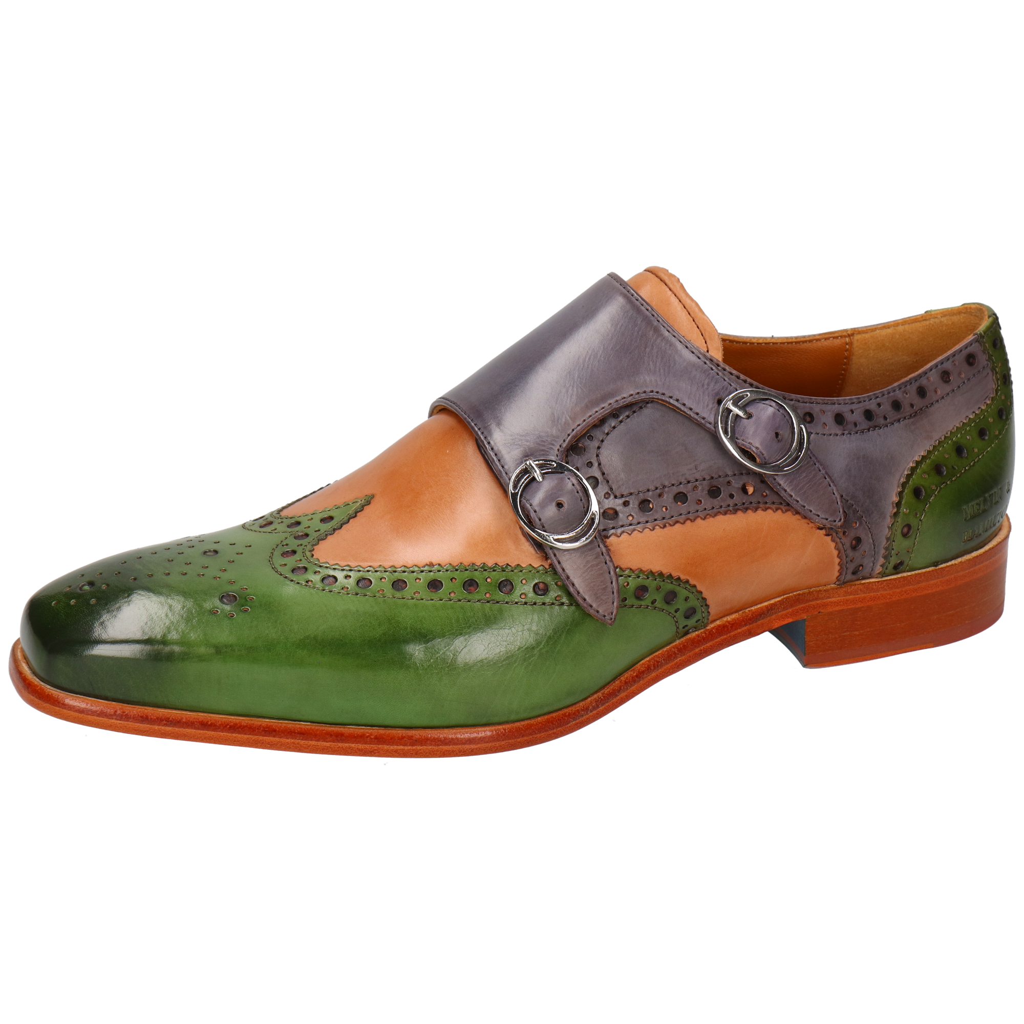 Melvin & Hamilton Monk Schuhe Herren – Bond 5, Handgefertigt Aus Feinstem Leder