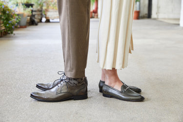 Damen und Herren Khaki Schuhe Melvin & Hamilton