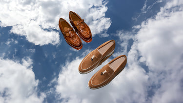 Braune Lederschuhe von Melvin & Hamilton