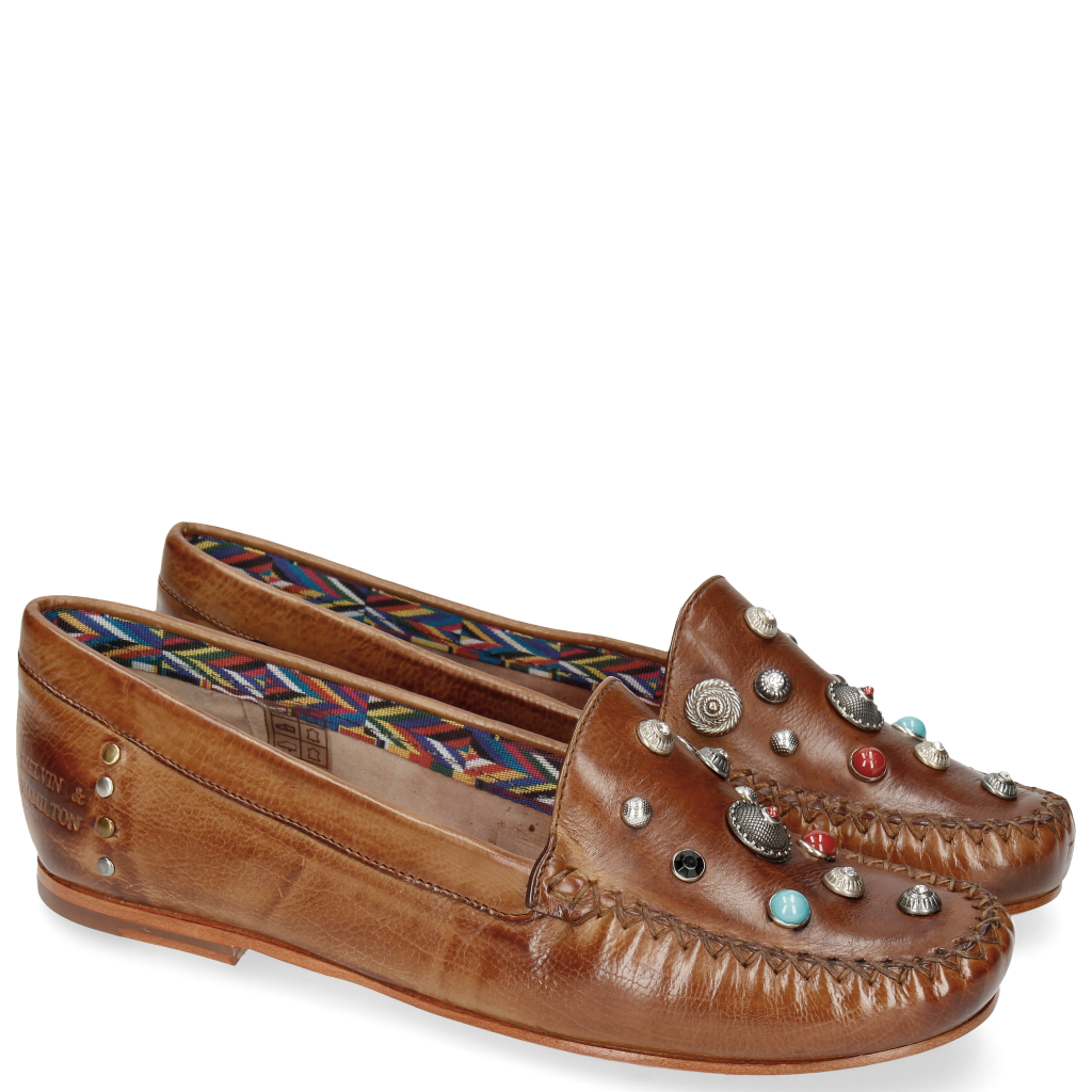 Bridget 1 Milano Tan Rivets - 35