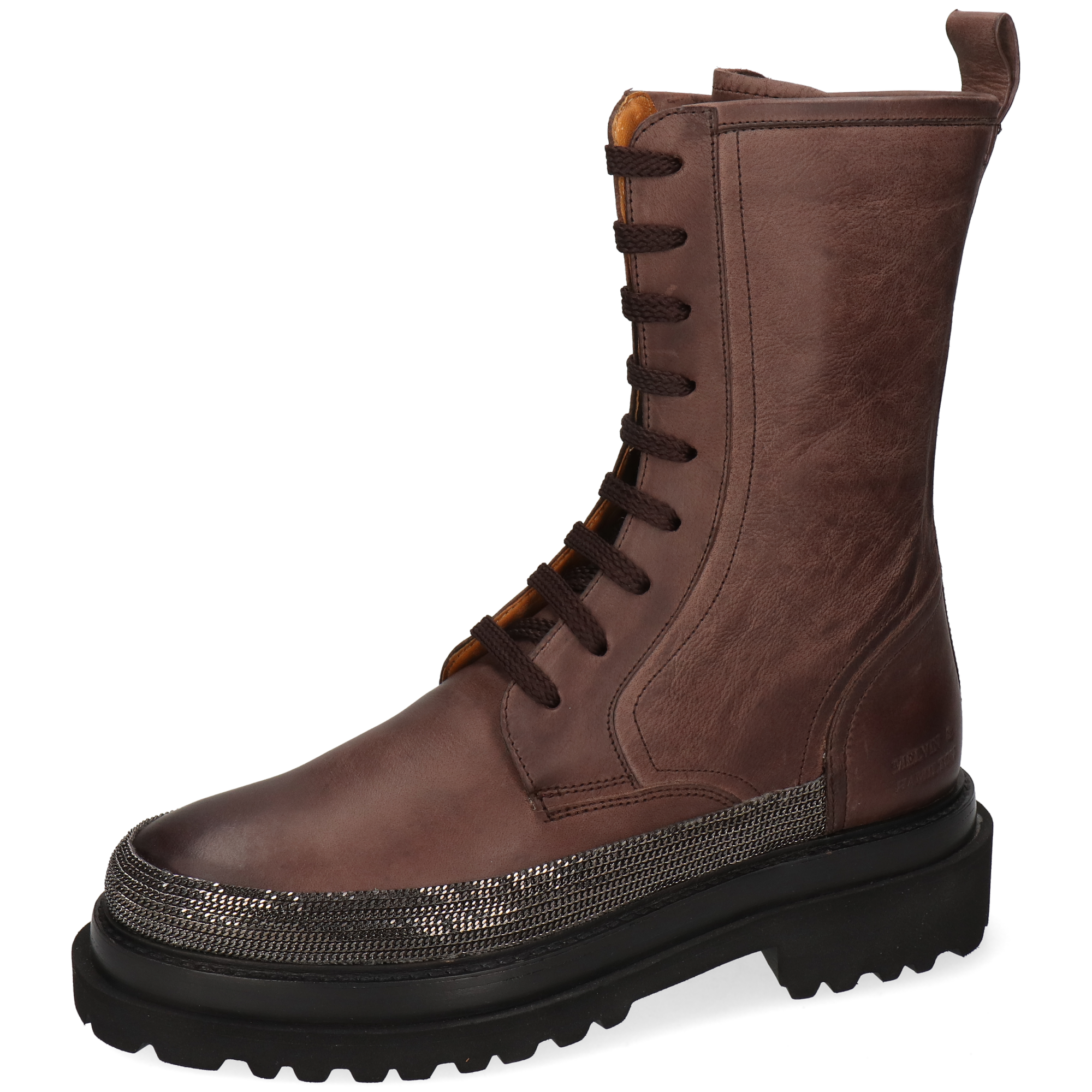 The Leonie Feather Knee High Boot In Orchid - Impressions Outlet The Leonie Feather Knee High Boot In Orchid - Impressions Outlet