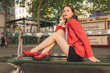Stefy Absatzschuhe in Rot Melvin & Hamilton