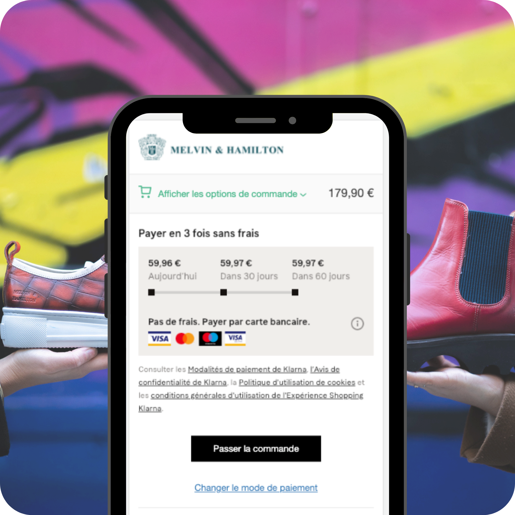 Zahlungserleichterungen mit Klarna und Melvin Hamilton