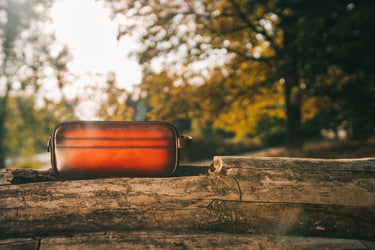 Kulturtasche aus Leder Havana Melvin & Hamilton