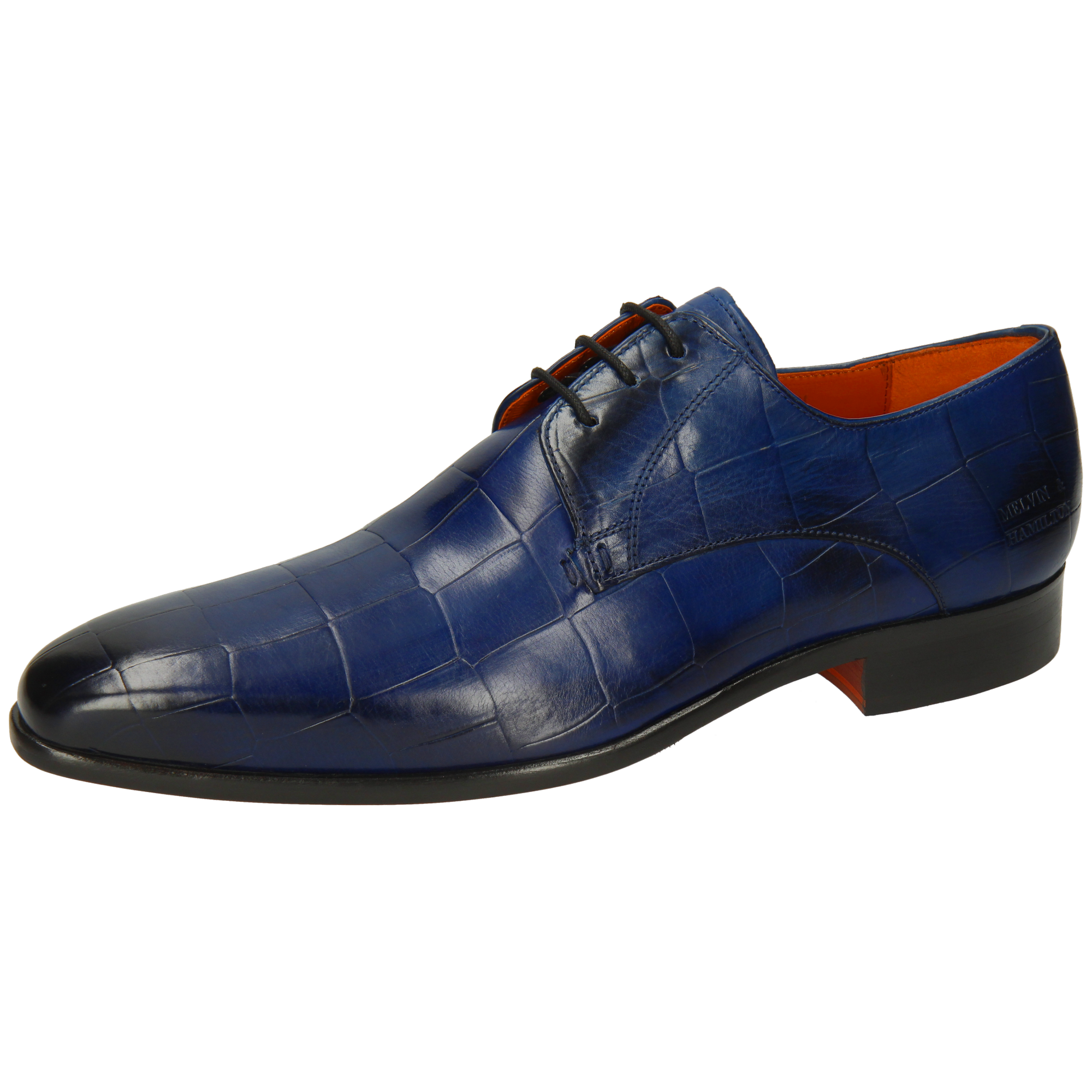 Derby Homme Melvin & Hamilton Lance 8 - Chaussures En Cuir Fabriquées à La Main