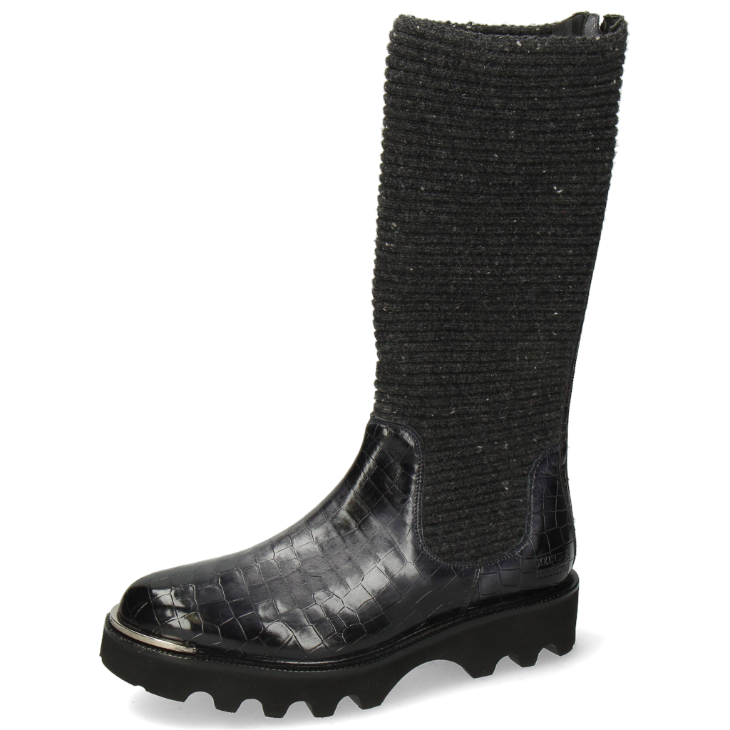 Elena 9 Vegas Crock London Fog Textile Brina Black - 35